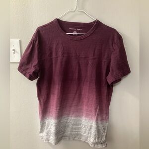 Men’s American Eagle Purple Maroon Gray size Medium Tee